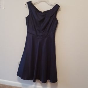 Boatneck David's Bridal Cocktail Dress